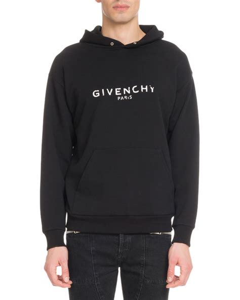 givenchy destroyed logo hoodie|Givenchy hoodie men's sale.